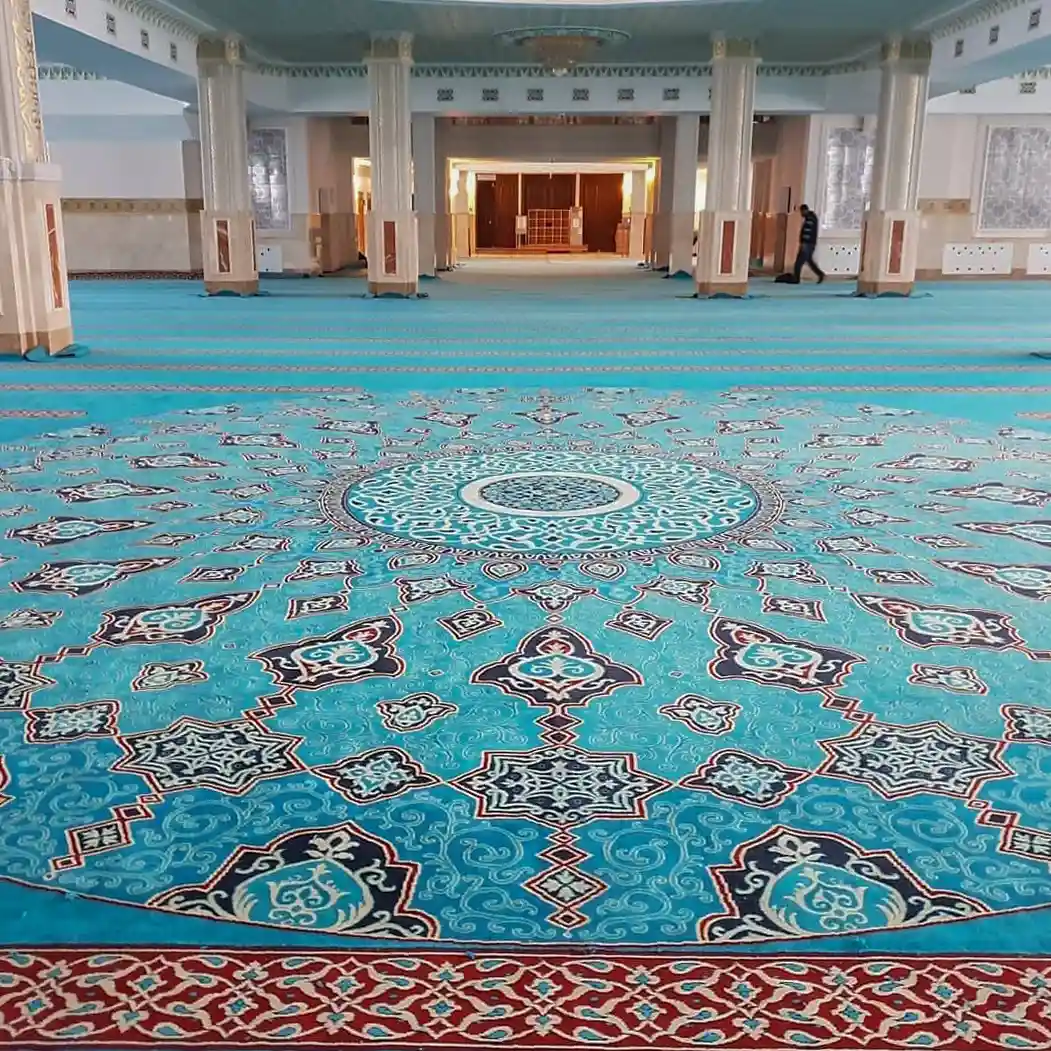 Turkuaz Cami Halısı ile Mekanınıza Renk Katın | Fatih Cami Halısı